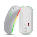 HXSJ M40 2.4GHZ 800,1200,1600dpi Third Gear Adjustment Colorful Wireless Mouse USB Rechargeable. 