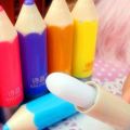 Lip Balm Crayons Funny Pencil Shaped Moisturizer Lip Stick Balm (Pack of 6). 
