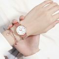 Canvas Watch Female Small Style Korean Style Simple Temperament Girl Forest Art Fresh Girl Watch. 
