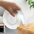 Nano Grip Reusable Adhesive Tape – Invisible Transparent Double-Sided Gel Tape for Wall, Floor & Household Fixes. 