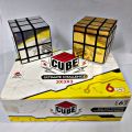 Puzzle Mirror Rubik Cube Mirror Cube 3x3 Gold Silver Magic Cube Mirror Cube Irregular Magic Cube | Partners Collections. 