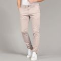 Beige color Cotton Jeans Pants for men. 