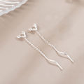 1 Pair Attractive Ladies Flower Earrings Decorative Long Dangle Dandelion Earrings for Daily Life. 