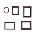 Miniature Picture Frame, 5pcs Exquisite Mini Photo Frame for Dollhouse. 