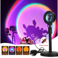 Remote Control RGB Sunset Lamp Projector 16 Colors Changing RGB | Mobile Photography Backgrounds Accessories Lighting Kit Wallpaper. 