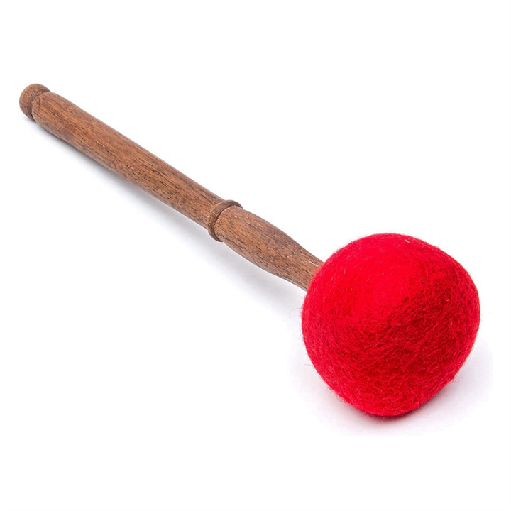 Tibetan Singing Bowl Mallet Wooden Felt Strikers Sound Mallet Stick