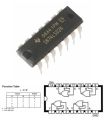 3pcs 74LS02 QUAD 2-INPUT NOR GATE 7402 logic IC NOT inv. 