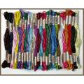 20 best Shiny OASIS Metallic Solid Hand Embroidery Thread Skeins Vibrant colors. 