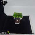 Peridot Gemstone Ring, Peridot Ring For Men, 925 Stering Silver Peridot Ring, Lab Created Peridot Ring. 