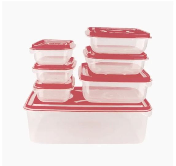 "IKEA%20Style%20High-Quality%20Thumb%20Lock%20Food%20Containers%20-%207PCS%20Set,%20Precious%20Stackable%20Plastic%20Storage%20Boxes"%20-%20Image%207