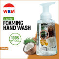 WBM Foaming Hand Wash 300ml - Natural Coconut | Gentle Liquid Hand Wash for Soft and Clean Hands. 