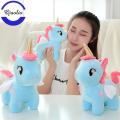QS Kawaii Unicorn Plush Toy Soft Stuffed Unicorn Soft Dolls Animal Horse Toys For Children Girl Pillow Birthday Gifts #433202. 