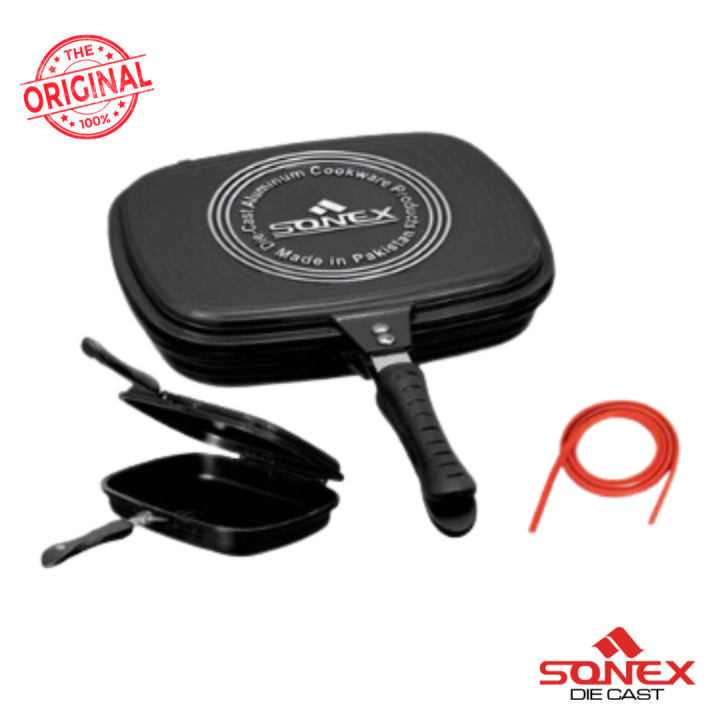 Sonex%20Die%20Cast%20Double%20Grill%20Pan%20%7C%20Non-Stick%20Marble%20Coated%2030cm-36cm%20%7C%20Two-Sided%20Grill%20Pan%20for%20Versatile%20Cooking%20-%20Image%206