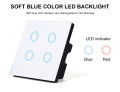 4 gang smart switch tuya wifi wall switch with 4 buttons. timer switch, Omni Smart Alexa smart switch Smart Life Smart Touch Switch board. 