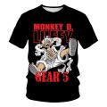 Fashion Kid Anime One Piece Luffy T Shirt Boy Clothing Kids Boys Tshirt Children T-shirt Summer Short Sleeve Tops One Piece Tees. 