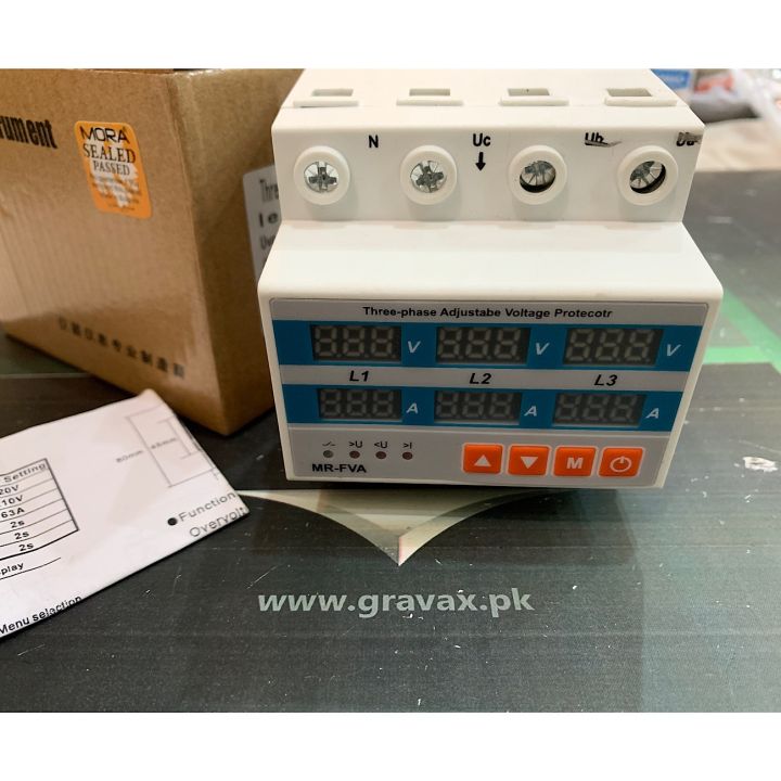 Three%20Phase%20Adjustable%20Over%20and%20Under%20Voltage%20Protector%20with%20Over%20Current%20Protection%20Automatic%20Recovery%20Protective%20Device%2063A%20-%20Image%204