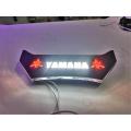 Yamaha Monogram LED White RED Logo 3D Slim Design For All Ybr Yamaha Models For Motorcycle. 