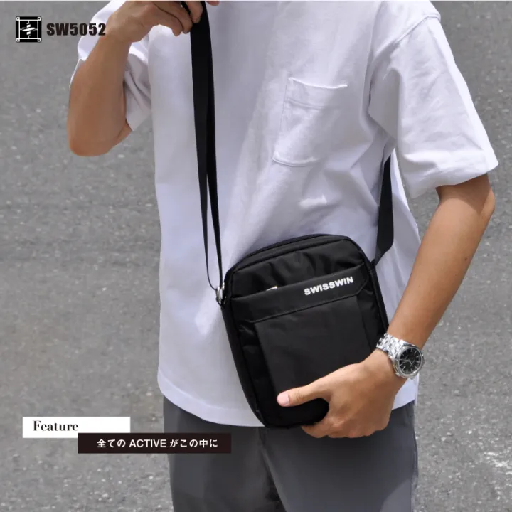SWISSWIN%20Swisswin%20Crossbody%20shoulder%20bag%20for%20men%20and%20women,%20water%20repellent,%20crossbody,%20lightweight,%20messenger%20bag,%20travel,%20gift%20-%20Image%205