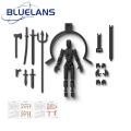 Magnetic Action Figure Diy Magnetic Robot Action Figure Set with Movable Joints 3d Printed Full Body Activity Toy for Gaming Buyers' Favorite Safe Magnetic Toy Action Figure. 