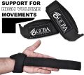 OCBA Wrist Straps Wraps for Weightlifting Heavy Duty Wrist Wraps Cotton Padded Gym Wrist Supports Bodybuilding Powerlifting Fitness Grips One Size Fits All with Thumb Support. 