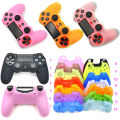 Soft Silicone Protective Control Cover For Playstation 4 Controller Skin PS4 Gamepad Case With Joystick Grip Caps BYJ. 