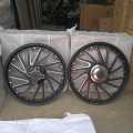Motorcycle honda  cg125  alloy rims ( for all new nd old models + self start ). 