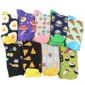 【Atoztide Store】Women Cotton Cute Socks With Print Cartoon Harajuku Happy Socks Avocado Sushi Fashion Autumn Winter Warm Men. 