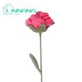Diy Rose Bouquet Vibrant Faux Rose Crochet Long Stem for Wedding Centerpieces Gifts Southeast Asian Buyers' Favorite Rose Flower Centerpiece. 