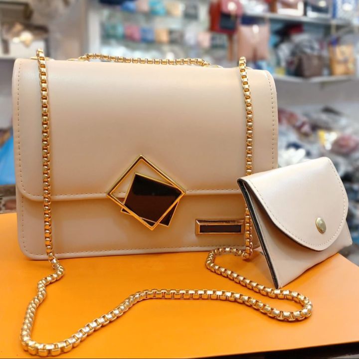 Girls'%20Handbag%20Set%20Pack%20of%202%20with%20Stylish%20Long%20Chain%20-%20Image%202