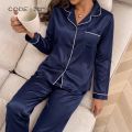Code Plain Silk Night Dress For Girls - Silk Night Suit For Women Girls - Silk Sleepwear For Women - Silk Night Wear For Women - Pjs For Women. 