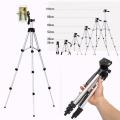Universal Tripod Stand for Mobile Phones and Cameras with Mobile Phone Holder, 3.5 Feet Adjustable and Portable best for DSLR Live Stream, and Vlogging Model 3110 with Box. 