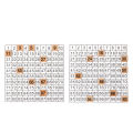 Baby 1-100 Numbers Match Wooden Blocks Puzzle Game Kids Early Educational Toy. 