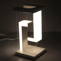 LED Floating Ambient Night Lights - With Wireless charging Desk - Anti gravity Lamp. 