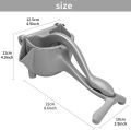 Stainless Steel Hand Squeeze Fruit Juice Manual Juice Machine Orange Lemon Smoothie Citrus Juicer Press Fruit Machine. 