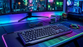 Wired Keyboard USB | Gaming Keyboard | Mechanical Feel Keyboard | RGB Backlit Keyboard | Silent Typing Keyboard for PC Laptop | Full Size Ergonomic Keyboard. 