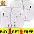 Buy 1 Get 2 Free iPhone Super Bass Stereo Sound High Quality Sound Handfree / Handsfree / Earphone / Headphones/ Headset for All Type of Mobiles & Laptops IPAD IPOD NANO. 