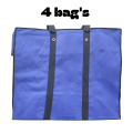 4 Large Storage Bag for Home Organization 24 x 20+ 12  Large Capacity Bag for Home clothes and bedding. 