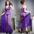 Women 2 Piece Long Nighty With Panty Night Dress Lace Nightgown Long Nightwear For Bridal Sexy Nighty Gown For Girls New Hot & Sexy Party Dresses In Multi Colors and Designs.(we may send any color and design). 