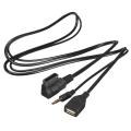 For Audi Charger AUX Audio Cable Music MDI AMI MMI Interface USB+Charger AUX Cable Car-Styling For Audi A6L A8L Q7 A3 A4L A5 A1. 