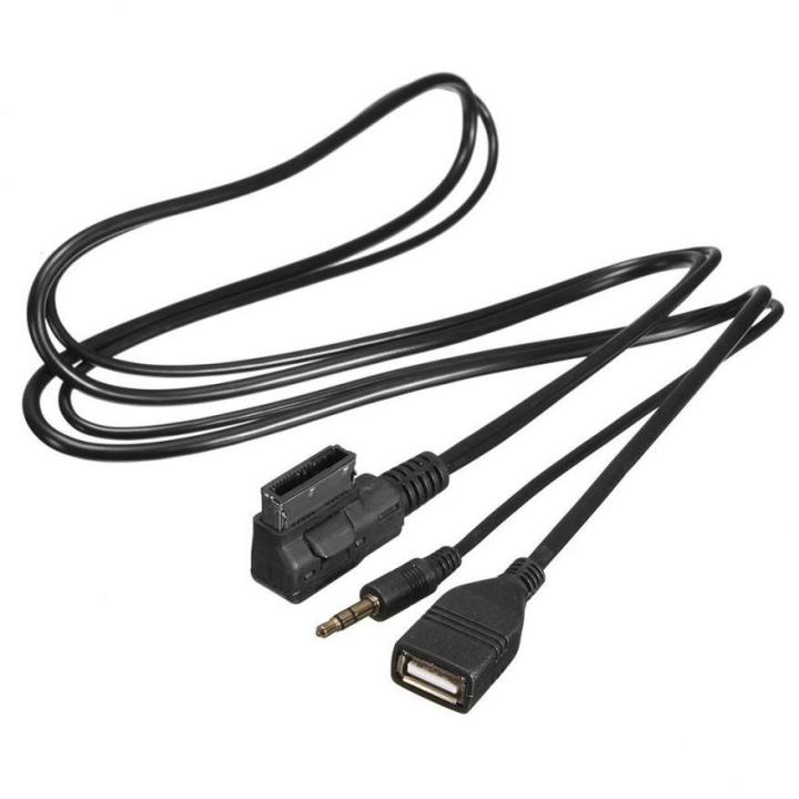 For Audi Charger AUX Audio Cable Music MDI AMI MMI Interface USB+Charger AUX Cable Car-Styling For Audi A6L A8L Q7 A3 A4L A5 A1