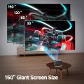 MY series Android Projector 200 ANSI Lumens 720P FHD Native 1080P 4K WiFi6 Bluetooth5 indoor outdoor projector better than HY300. 