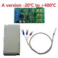 DC 8-25V PT100 Platinum Thermal Resistance to Temperature Converter RS485 Modbus RTU RTD Sensor Module Kit PTA9B01. 