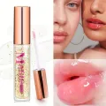 Color Changing Lip Gloss 24K Magic Soothing Gel Lip Oil Long Lasting Moisturizing Shiny Lip Glaze. 