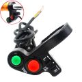 Universal Motorcycle Handlebar Switches ON/OFF Button Connector Horn Turn Signal Lights Head Spot Light Switch. 