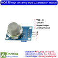 MQ135 Air Quality Gas Sensor Module for Arduino NH3 CO2 Smoke Detection High Sensitivity Reliable Performance by Electrica. 