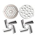 Meat Grinder Replacement Parts Included 2PC Cutter Cutting  2PC Meat Chopper Plates Mincer Part for MG30/60 Grinder. 
