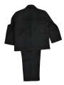 1 Yrs - 15 Yrs 2 PCS Coat Pant Suit for Boys Hex Black. 
