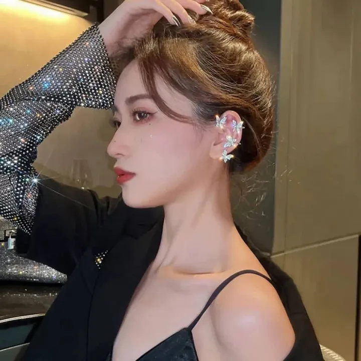 1%20Piece%20Ear%20Wrap%20Electroplated%20Shiny%20Butterfly%20Ear%20Cuffs%20For%20Women%20-%20Image%205