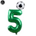 Soccer Cake Topper Boy Girl Soccer Happy Birthday Cupcake Toppers Party Dessert Football Theme Party Baby Shower Baking Supplies. 