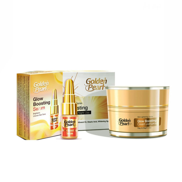Golden Pearl  Glow Boosting Cream and Glow Boosting Serum